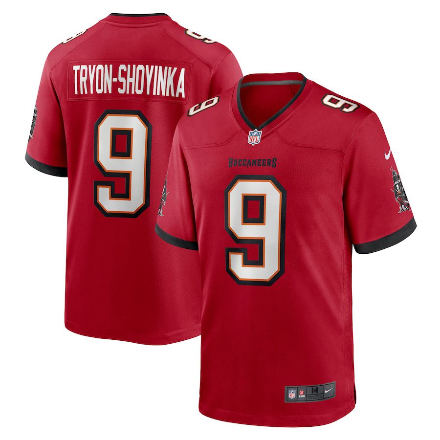 Men Tampa Bay Buccaneers 9 Joe Tryon-Shoyinka Nike Red Game NFL Jersey